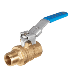 21BV-0150 | Valve, Ball 1-1/2"NPT 2-Way Full Port, Brass