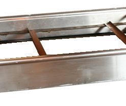 6013SS-SFR6W5L39 | ISLAND FORM, 5FT WIDE, 39FT LONG, STAINLESS STEEL, 6" RADIUS CORNERS