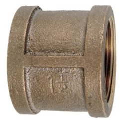 125BRCPLG | 1-1/4" BRASS COUPLING