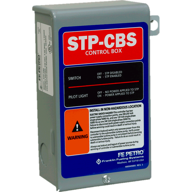 400818921 | FE PETRO CONTROL BOX - STP-CBS, single-phase control box ...