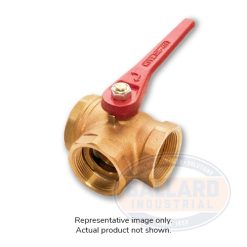 54-300 | 3” threaded 3-way brass ball valve..Kitz 54-300 ..