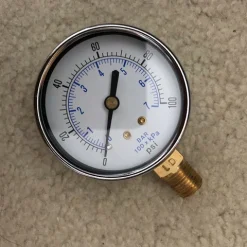 700LFSS4002LA30/100 | LIQUID FILLED GAUGE - TRERICE, 4", 1/4"BM, (30"hgVac x 100#)