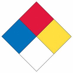 35ZJ26 | Label: Permanent Vinyl, 15 in Ht, 15 in Wd, 11.2 mil Thick, Permanent Adhesive, 15 in x 15 in