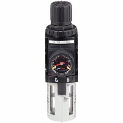 Alternative view of 6CRN3 | ARO Filter-Regulator: 1/4 in NPT, 47 cfm, 5 micron, 0 psi to 140 psi, 150 psi Max Op Pressure, Knob