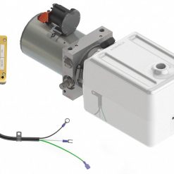 36NE09 | MONARCH Hydraulic Power Unit: 2.5 gpm, 3,000 psi Max. Pressure, 1 gal Reservoir Capacity, 12V DC