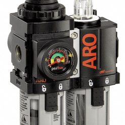 4PJL4 | ARO Filter/Regulator/Lubricator: 1/4 in NPT, 44 cfm, 150 psi Max Op Pressure, 5 micron, 1000 Series