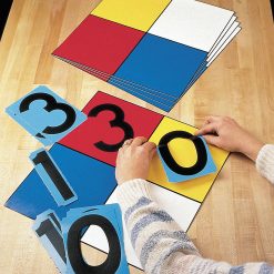 5AH22 | 4" - 0 (ZERO) - CARDED NUMBER, BLACK..10 PER PACK (FOR DIAMOND)