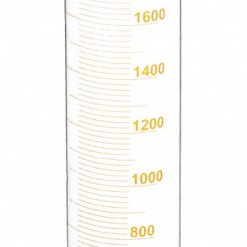 5YHY5 | 100 to 2000mL Glass Graduated Cylinder, Clear, Height: 515 mm / 20.3 in