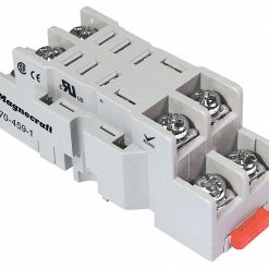 6CVD3 | Relay Socket: D, 10A @ 300V AC, DPDT, Elevator, DIN Rail