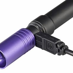 788VT1 | UV Inspection Light: 400 lm Max Brightness, 2.5 hr Max Run Time, High, Black, Lithium Ion, Aluminum