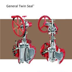 8811G-12IN | General Twin Seal - 12” gear operated valve - 150# flg. - Viton slips and o-rings - DTR system