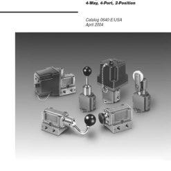 CW1037 | 3/8" NPT PORT SIZE PARKER PNEUMATIC WALL MOUNTED (MOUNTS TO VERTICAL BULKHEAD) 3-WAY 2-POSITION REMOTE PRESSURE OPERATED SPOOL VALVE