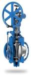 D711 | VALVE PLUG 8 IN RAISED FACE CLASS 150 A216 WCB CAST CARBON STEEL BODY CHROME PLATED BORE A216 WCB PLUG WITH ELECTROLESS NICKEL PLATING A350 LF2 BONNET AND LOWER PLATE VITON SLIP SEAL A536 DUCTILE IRON SLIPS GRAPHITE PACKING 301 GEAR OPERATED WITH DTR A...
