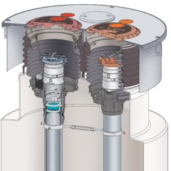 6511EVRB-160042RT052 | MULTIPORT 42" NO GAGE, 5 GAL BOLTDOWN..