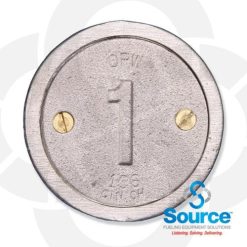 Alternative view of 106N-1100 | IDENTIFICATION MARKER W/#1....