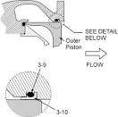 Alternative view of KD64500-6 | CARTER REPAIR KIT FOR 47511-1 4 inch valve assembly