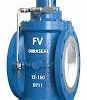 D711 | VALVE PLUG 8 IN RAISED FACE CLASS 150 A216 WCB CAST CARBON STEEL BODY CHROME PLATED BORE A216 WCB PLUG WITH ELECTROLESS NICKEL PLATING A350 LF2 BONNET AND LOWER PLATE VITON SLIP SEAL A536 DUCTILE IRON SLIPS GRAPHITE PACKING 301 GEAR OPERATED WITH DTR A... - Image 3