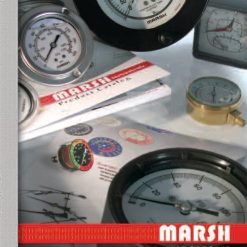 Alternative view of J7854P | 0-200 SS MARSH GAUGE; GLYCERINE FILLED; 1/4" LOWER (BOTTOM) MOUNT; 63MM (2.47") DIAMETER
