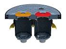 S42-3100G-OF378S-YSC-PL | SUMP KIT, S42, FL100GRAY OFFSET SINGLE PORT COVER, FRAME/SKIRT, WSP SHROUD, BUCKET W/PLUG, YELLOW SEALABLE COVER..