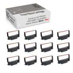 Alternative view of ERC30BR | Ribbon Cartridge Compatible ERC-30/34/38 Black/red.